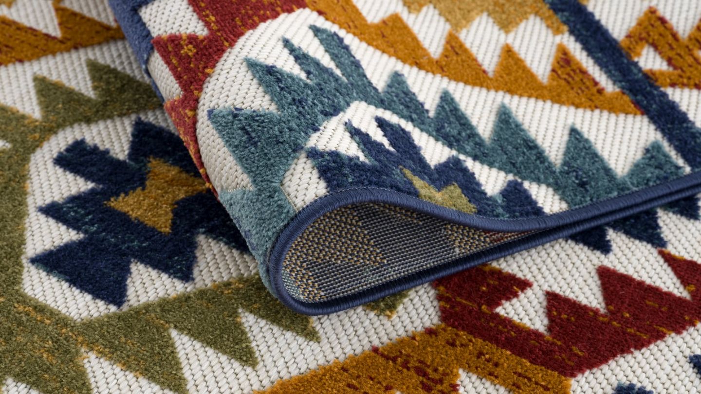 Tapis d'extérieur scandinave Multicolore 200x290cm - Collection Joe