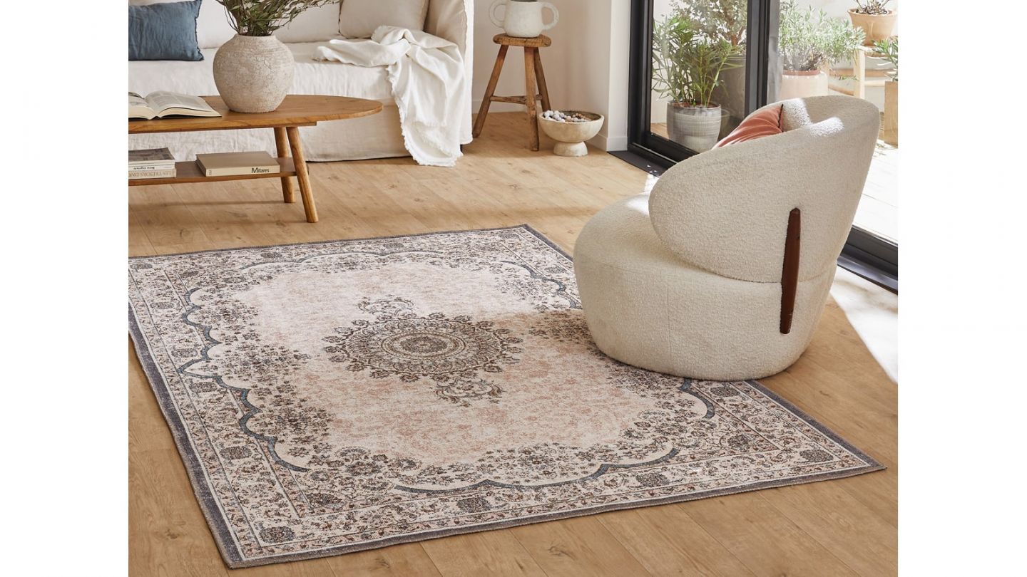 Tapis vintage rose 80x150 cm - Carry