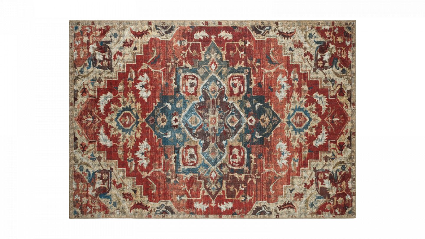 Tapis vintage multicolore 200x290 cm - Maely