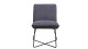 Fauteuil en tissu gris anthracite - Hall