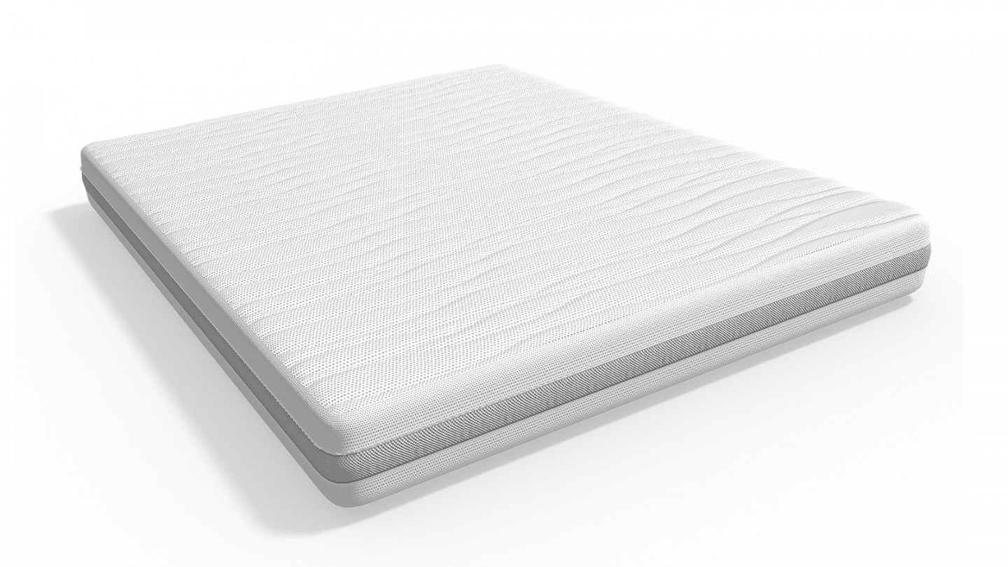 Matelas mousse 140x190 + couette + 2 oreillers - Clean Confort