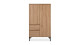 Buffet haut 2 portes effet chêne - Ronda