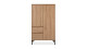 Buffet haut 2 portes effet chêne - Ronda