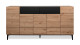 Buffet effet chêne 180cm - Sintra
