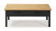 Table basse 1 tiroir en pin massif bleu 100 cm - Ida