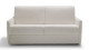 Canapé convertible 3 places en tissu bouclé beige - Ouverture express - Couchage quotidien - Matelas HD 140x190 - Sienne