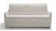 Canapé convertible 3 places en tissu bouclé beige - Ouverture express - Couchage quotidien - Matelas HD 140x190 - Sienne