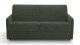 Canapé convertible 3 places en velours côtelé vert - Ouverture express - Couchage quotidien - Matelas HD 140x190 - Sienne