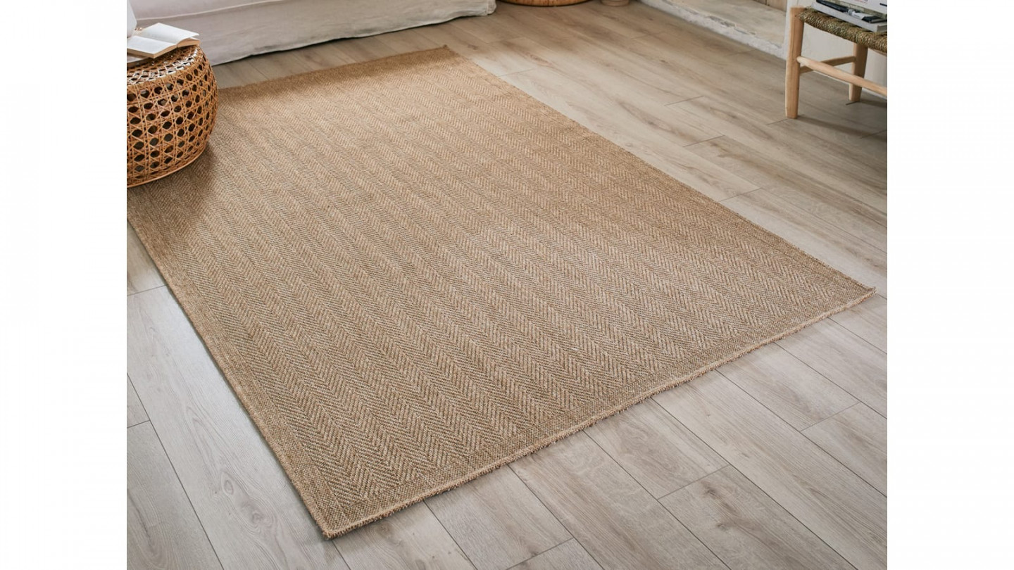 Tapis aspect Jute à motifs 60x180 - Effie