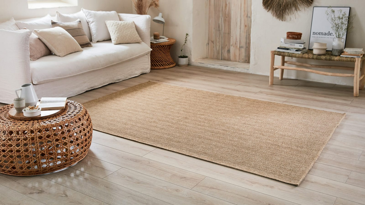 Tapis aspect Jute à motifs 60x180 - Effie