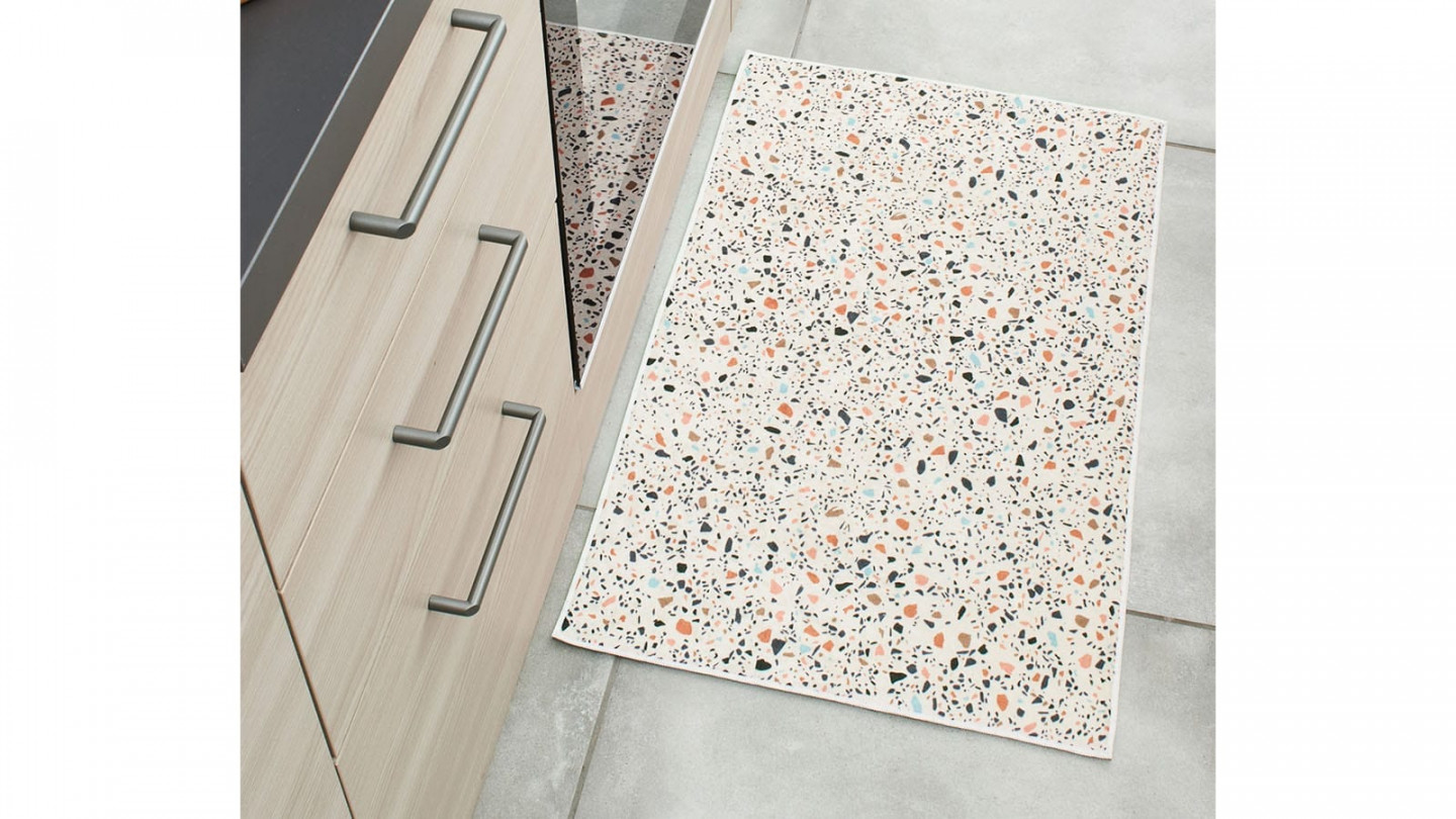 Tapis de cuisine terrazzo Multi 50x80 - Jana