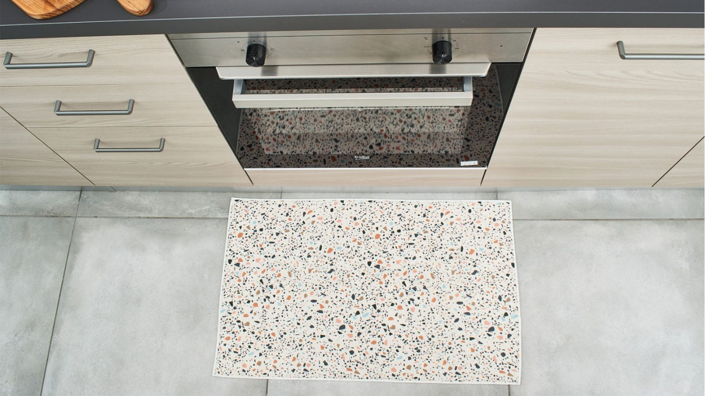 Tapis de cuisine terrazzo Multi 50x80 - Jana