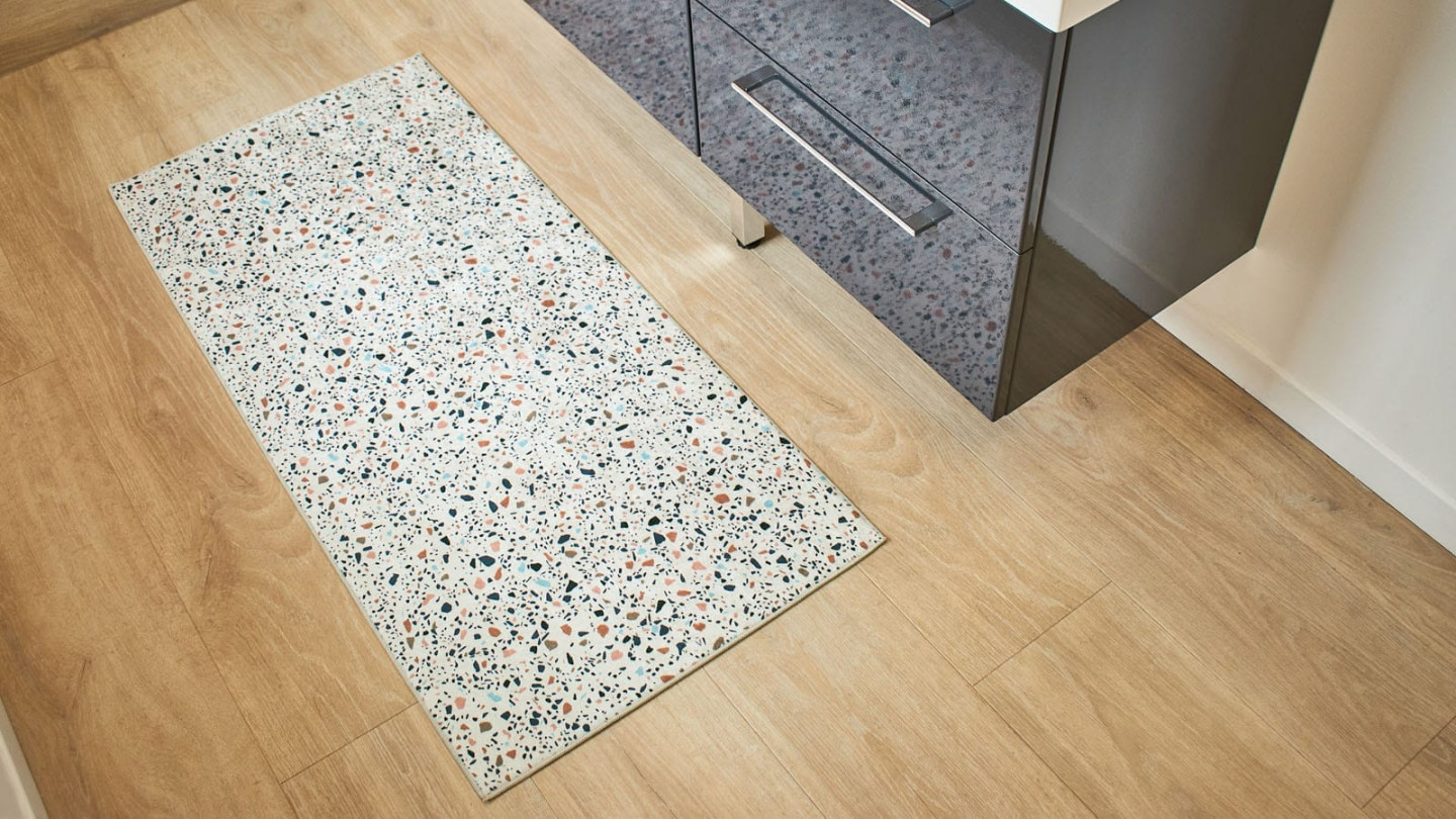 Tapis de cuisine terrazzo Multi 60x130 - Jana