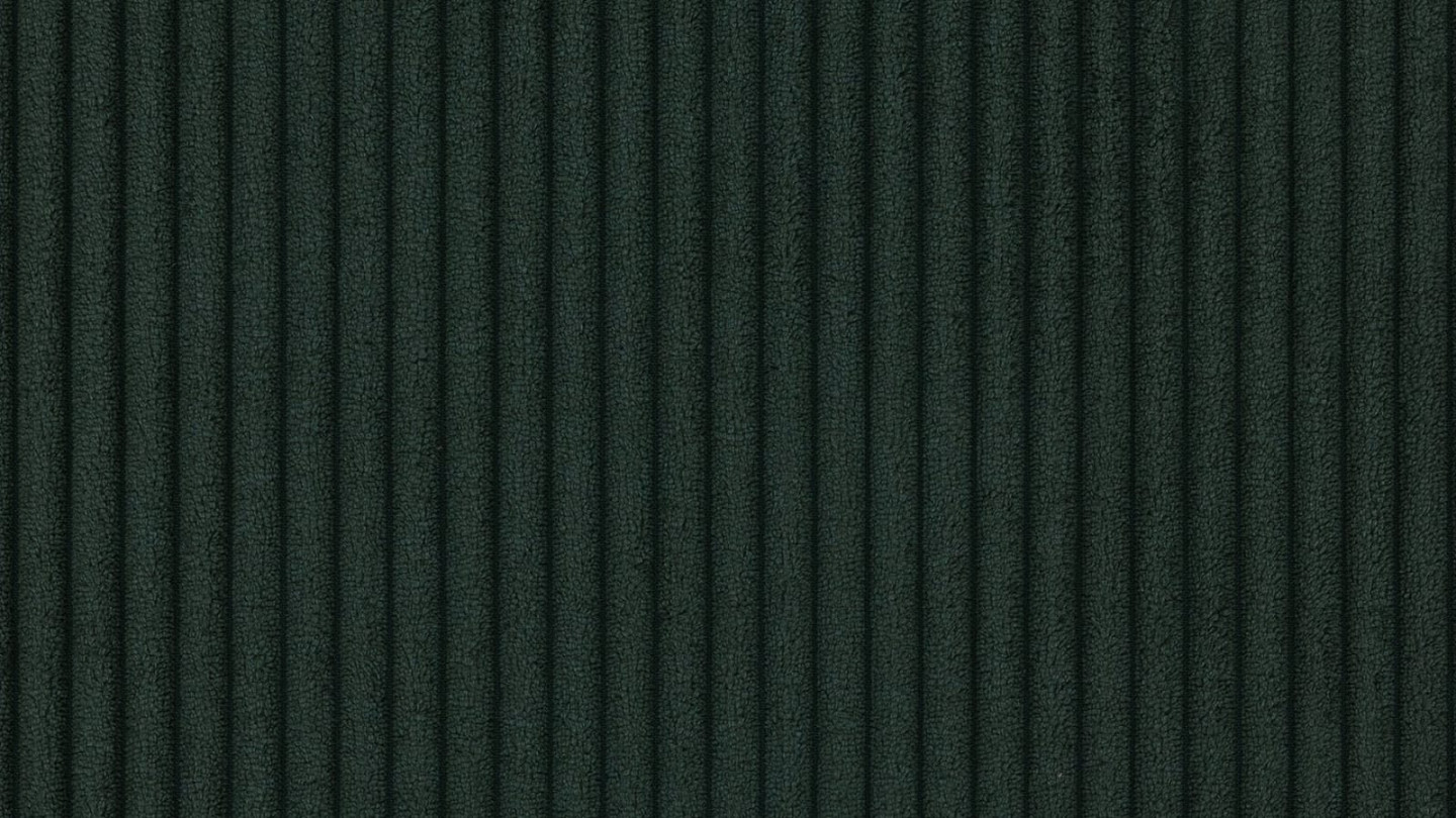 Lit adulte 160x200 en velours côtelé vert avec tête de lit - Enzo