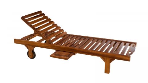 Bain de soleil en bois teck huilé - Maelle